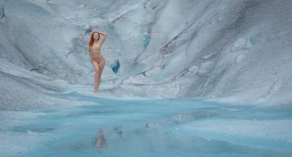 Sheila Alnes - Reflecting in a Glacier - NFFF Honorable Mention